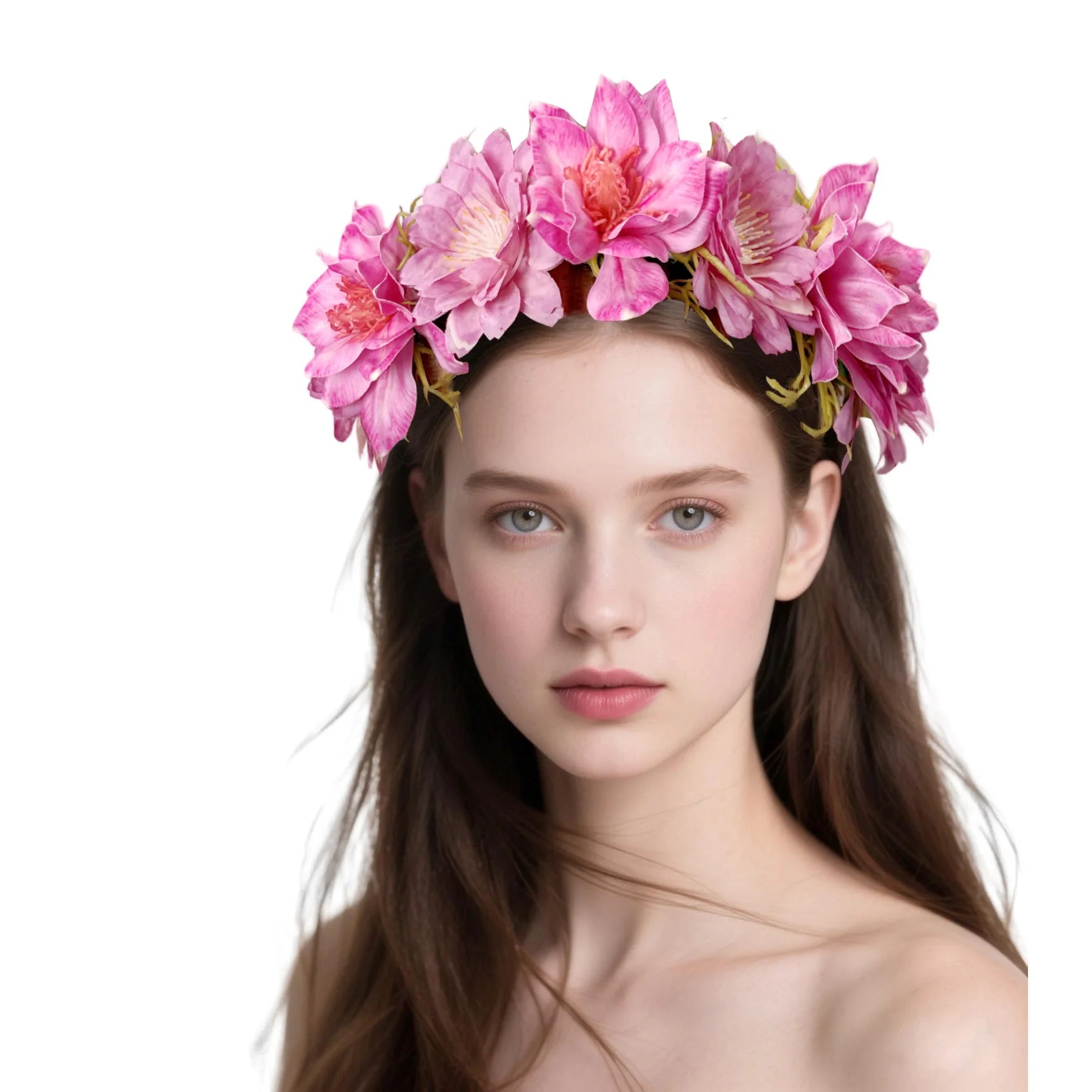 New Hawaii Vacation Flower Wreath Headband Seaside Vacation Bride Wedding Super Fairy Photo Hair Accessories